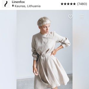 Linenfox SUN midi dress